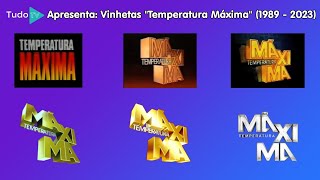 Cronologia #112: Vinhetas  Temperatura Máxima  (1