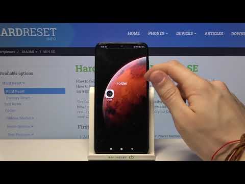 How to Create a Folder in the Home Screen on XIAOMI Mi 9 SE - Group Apps