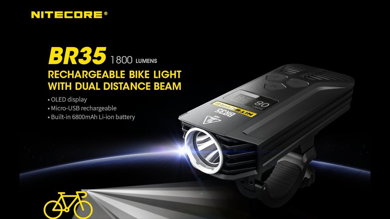 NITECORE BR35 1800 Lumens Rechargeable