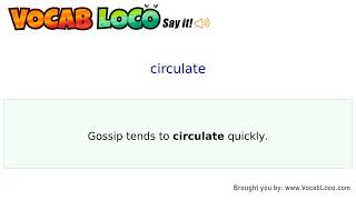 Video thumbnail for circulate