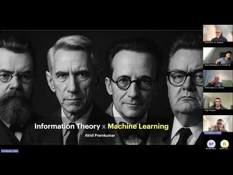 Information theory x Machine Learning