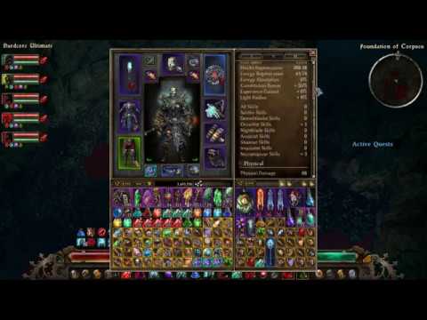 Grim Dawn v1.0.4.1 - My Cabalist Pet Build VS Mad Queen (6 sec) Super Fast Kill