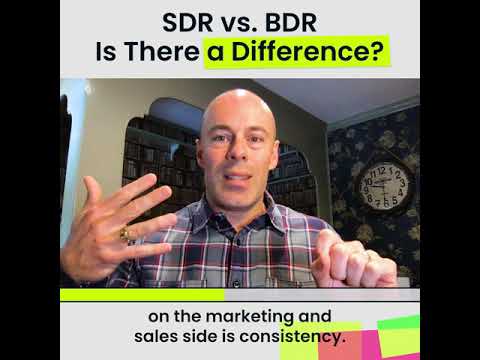 What's the difference between SDR and BDR?