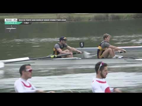 Championnats de France bateaux courts 2019 - Finale deux sans barreur poids léger Sénior Homme