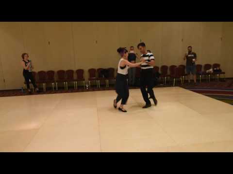 Lindy Hop Class Recap: Face to face open position with two hand connection