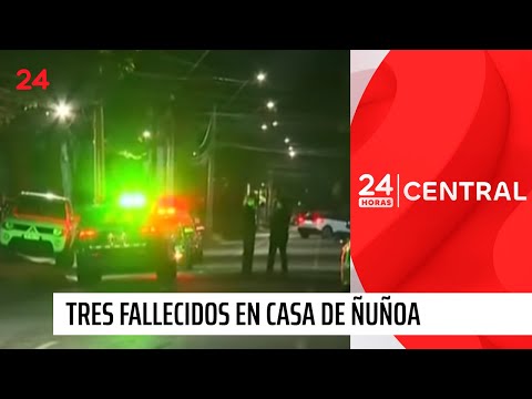 Encuentran a tres personas fallecidas al interior de una casa en La Reina | 24 Horas TVN Chile