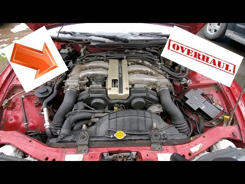 Removing A Completely Stock Nissan 300zx Motor and Transmission at Once! (Episode 1)
