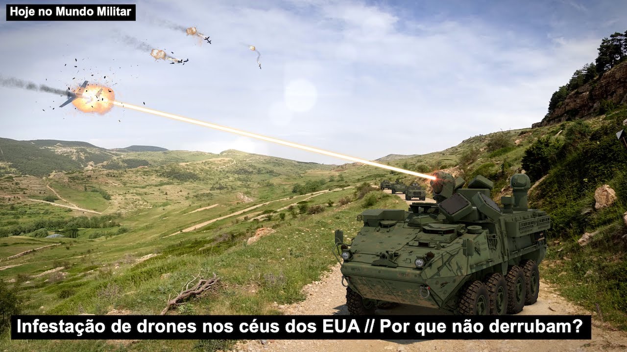 Infestação de drones nos céus dos EUA – Por que não derrubam?
