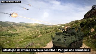 Infestação de drones nos céus dos EUA – Por que não derrubam?