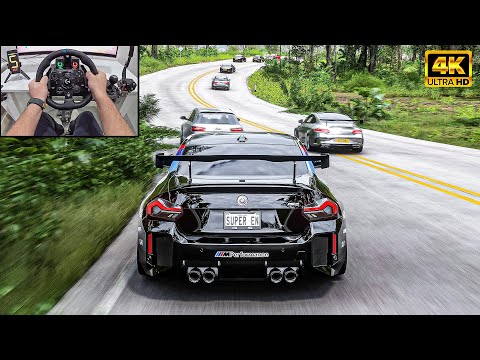 BMW M2 G87 2023 VS Supercars - Forza Horizon 5 | Logitech G923 Steering Wheel