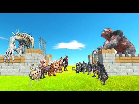 Boss Goro vs Boss Scourge | Animal Revolt Battle Simulator
