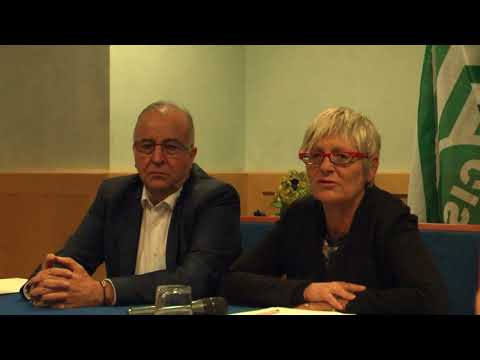 La conferenza stampa di Annamaria Furlan al convegno sul lavoro a Torino