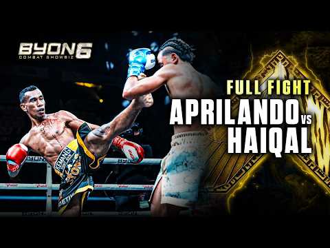 APRILANDO 'BLACK STONE'  VS HAIQAL 'MILLION DOLLAR KID'  (BYON COMBAT SHOWBIZ VOL.6)  FREE FIGHT