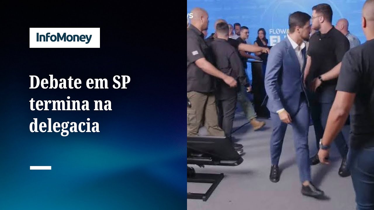 Marçal é expulso a 10 segundos do fim, e debate termina em confusão generalizada