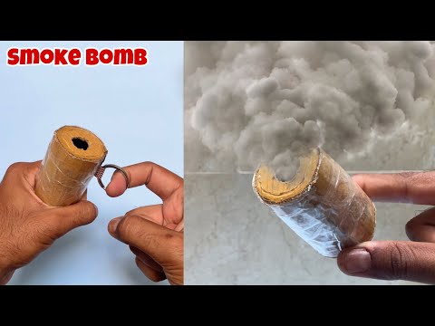 Making Amazing Mini Smoke Bomb - Very Easy DIY Smoke Bomb