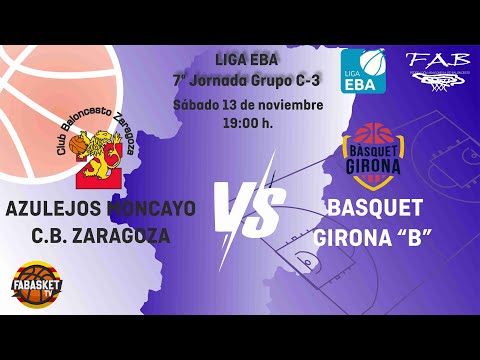 Azulejos Moncayo CBZ  - Basquet Girona "B" (EBA 13/11/21)