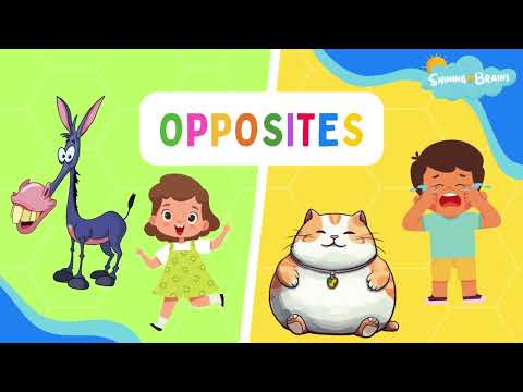 Opposite Words for Kids | Fun Learning Video