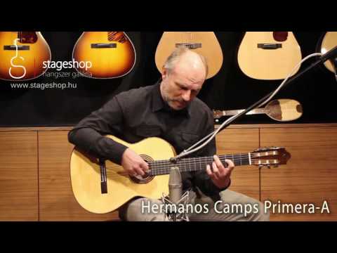 Hermanos Camps Primera-A guitar played by Gábor Juhász in Stageshop