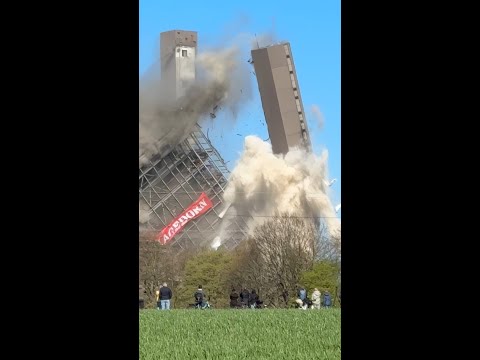 Der Fall eines Giganten – Kraftwerk Ibbenbüren | Sprengung am 06.04.2025