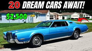 Download the video "20 Classic Cars for $2,500 to $8,000!"