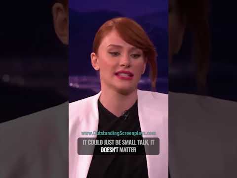Bryce Dallas Howard CRIES on command