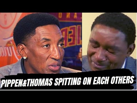 Scottie Pippen & Isiah Thomas HATING and SPITTING on Each others...