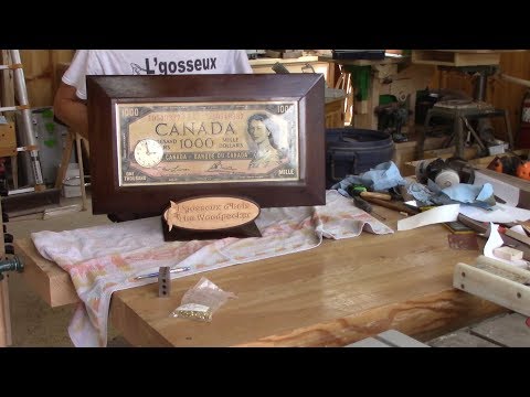 L'gosseux d'bois Ep 162-  Cadre en noyer pour une horloge