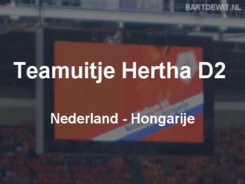Hertha D2 bij Nederland - Hongarije
