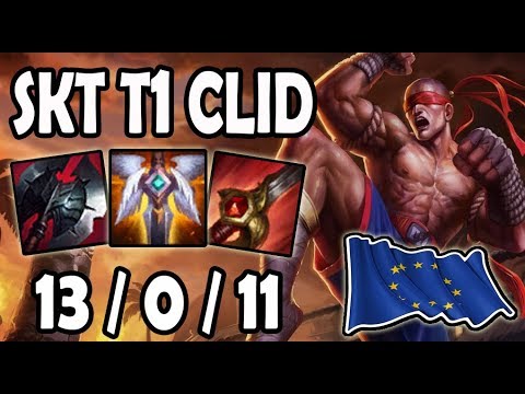 SKT T1 Clid Lee Sin vs Reksai [ Jungle ] Lol Master EUW