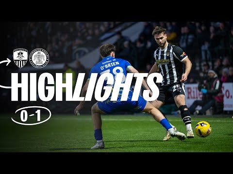 HIGHLIGHTS | NOTTS COUNTY 0-1 ACCRINGTON STANLEY