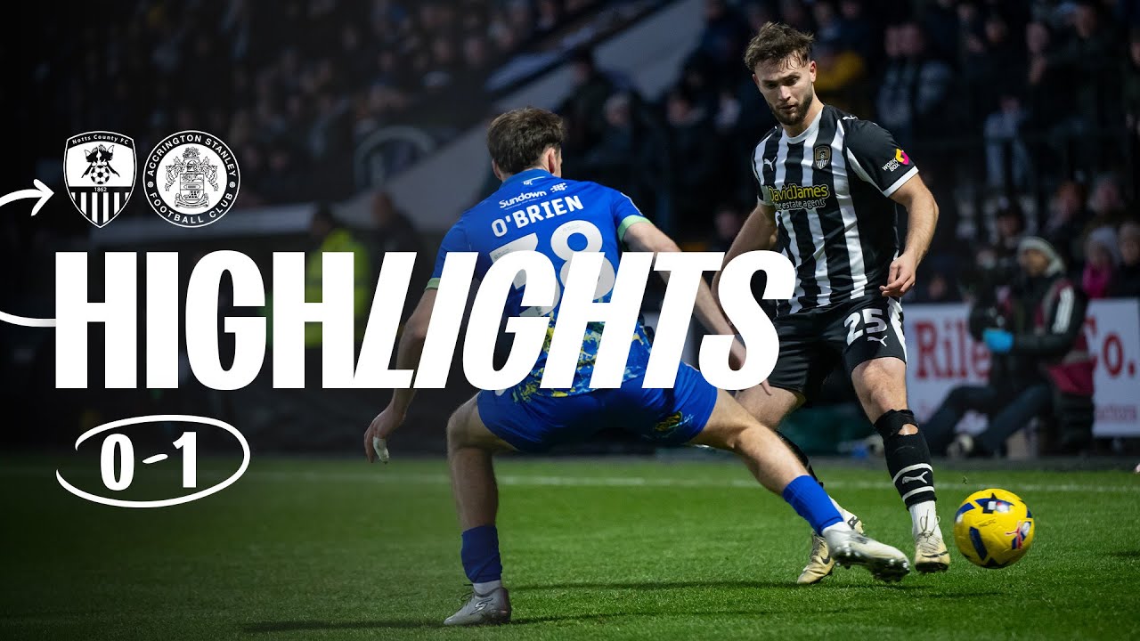 Notts Co vs Accrington Goals and Key Moments Season 2025/2026