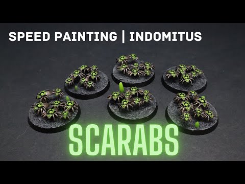 Speed Painting Necron Scarabs | Indomitus