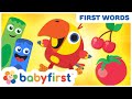 Toddler Learning Video Words w Color Crew & Larry | Baby Learning First Words & ABC | Baby First TV