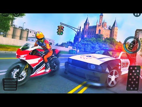 Us Police Motor Bike 2022 - City Gangster Chase - Android Gameplay