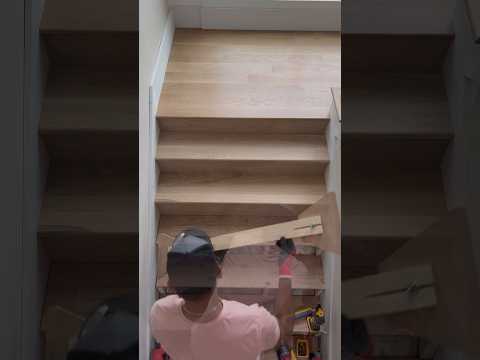 Great jig for stairs  👉 Gpr3Carpentry🔨 #viral #diy #carpentry #tips #viralvideo #construction