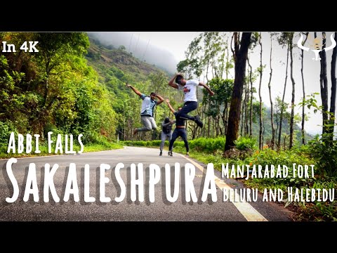 Sakaleshpura | Manjarabad Fort | Abbi Falls | Manjenahalli Falls | Belur Halebidu | Hassan | Vlog 4k