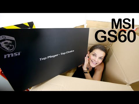 MSI GS60 G series unboxing