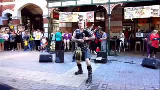 Coolest Bagpipe Player On Earth! How To Play The Bagpipes Like a Boss)
