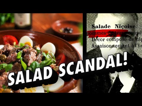 The ORIGINS OF NIÇOISE SALAD | Sea, Scandals & Sun