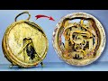 Antique Rusty German Clock - Restoration Video