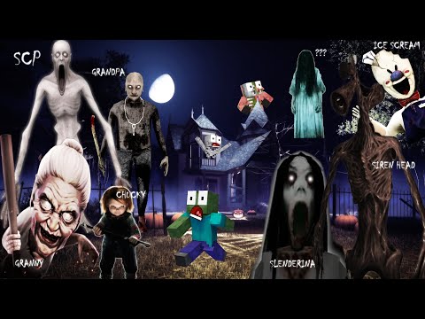 kudosXkiddos - Monster School : Siren, Granny, Ice Scream and Friends - Minecraft Animation