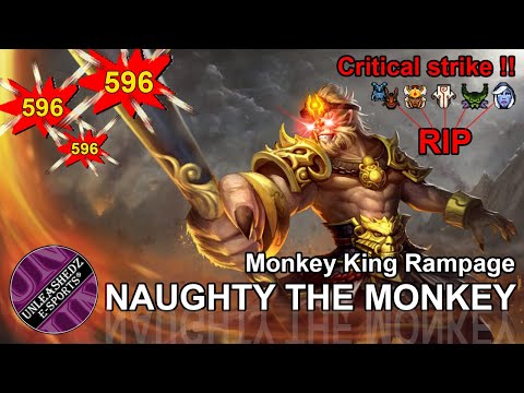 Dota 2 Monkey King Savage 5 man Boundless Strike and kill !!