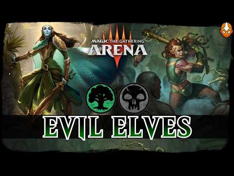 ELVES GET HUGE! | MTG Arena Golgari Elf Ramp Earthebend Combo Standard Deck AVATAR