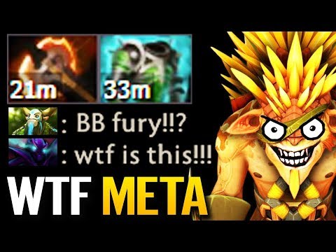 WTF Bristleback New Meta Battle Fury Hard Carry - Fun Dota 2 Gameplay