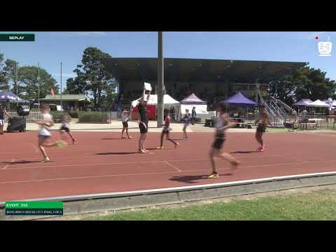 Boys U11 80m Hurdles Timed Final 2: 2023-24 State Track and Field Championships
