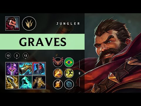 Graves Jungle vs Karthus - BR Grandmaster Patch 25.24
