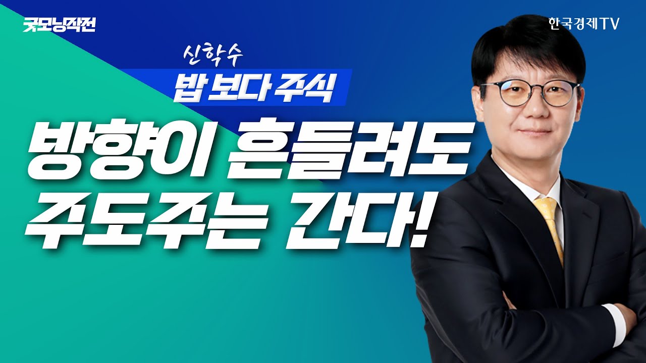방향이 흔들려도 주도주는 간다... 지금은 기준 있는 핵심주로 슬림화 시간!ㅣ신학수 밥보다주식_251105