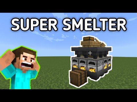 Minecraft Easiest Super Smelter |Super Smelter in Minecraft 1.19