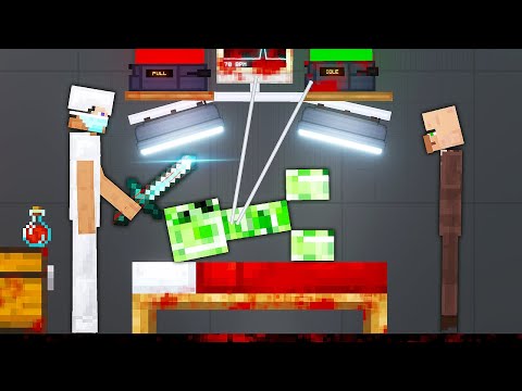EXPERIMENTS on Minecraft MOBS - People Playground Gameplay