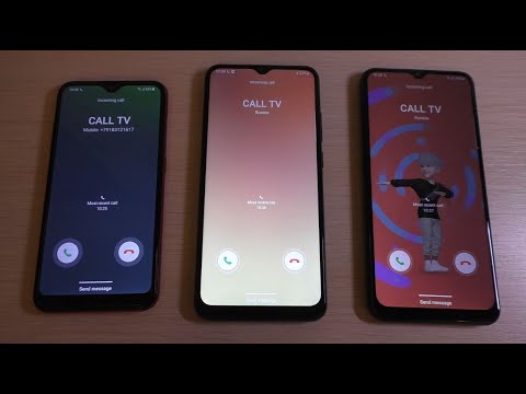 Samsung A01 vs A02s vs A03s Incoming Calls